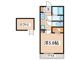 ヒルズ鶴川の物件間取画像